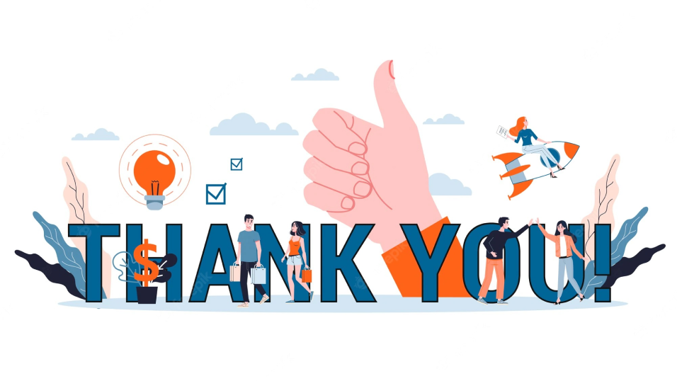 thank you sign gratitude business team member web banner presentation social media account idea illustration 277904 4668 1